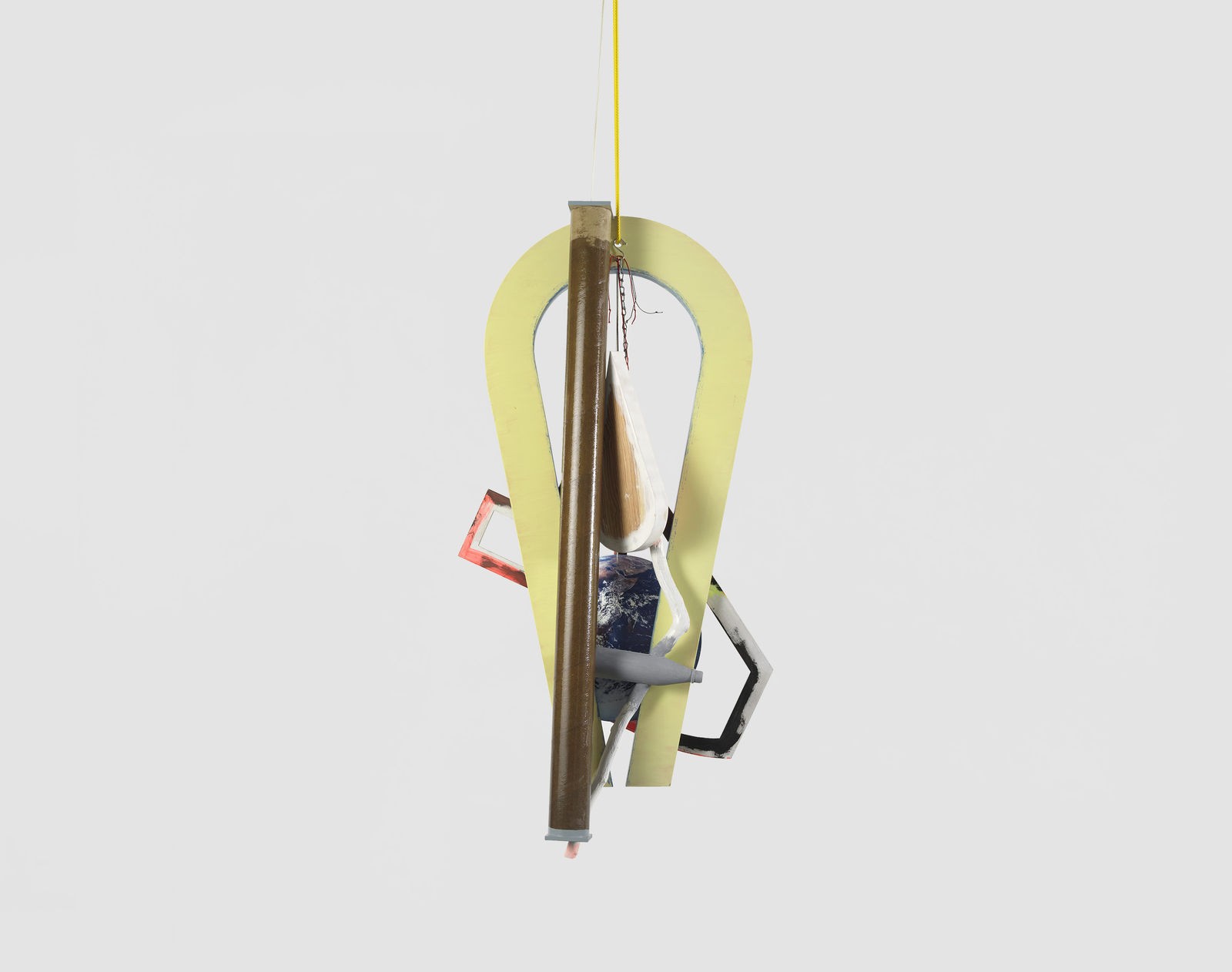 Thomas Scheibitz hanging sculpture