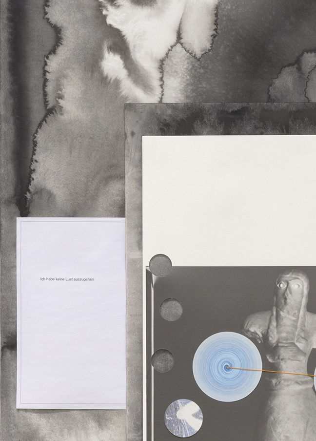 Dirk Stewen collage work detail