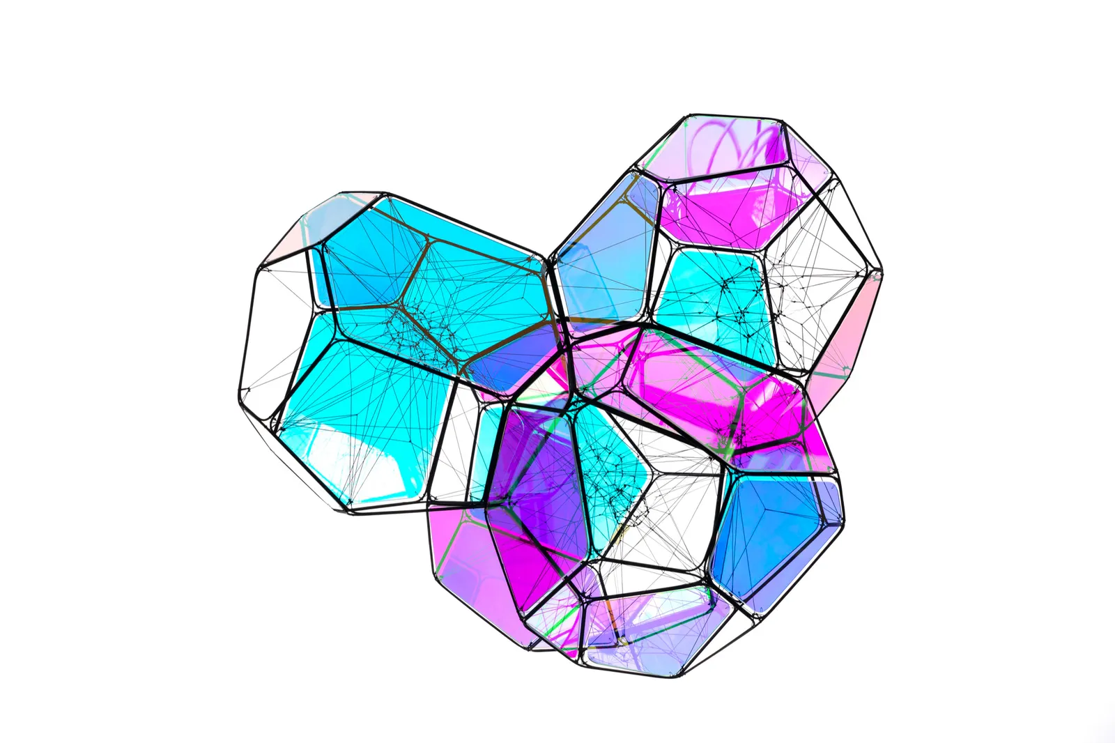 tomas saraceno hanging colorful cloud