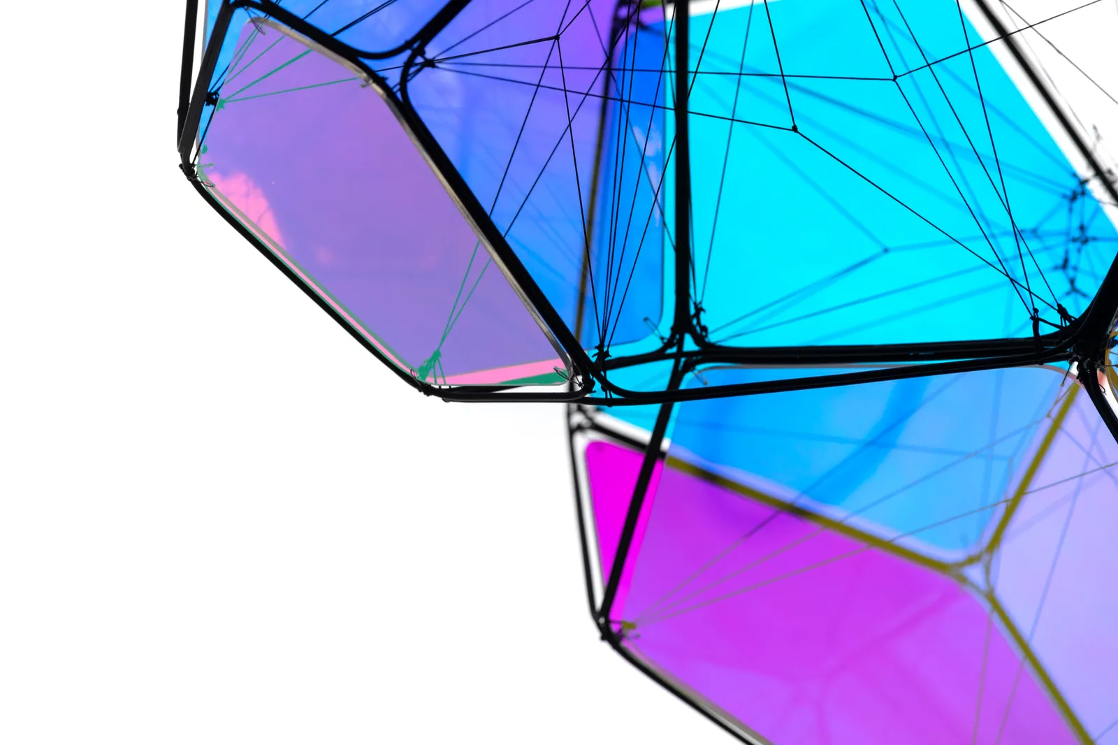 tomas saraceno hanging colorful cloud