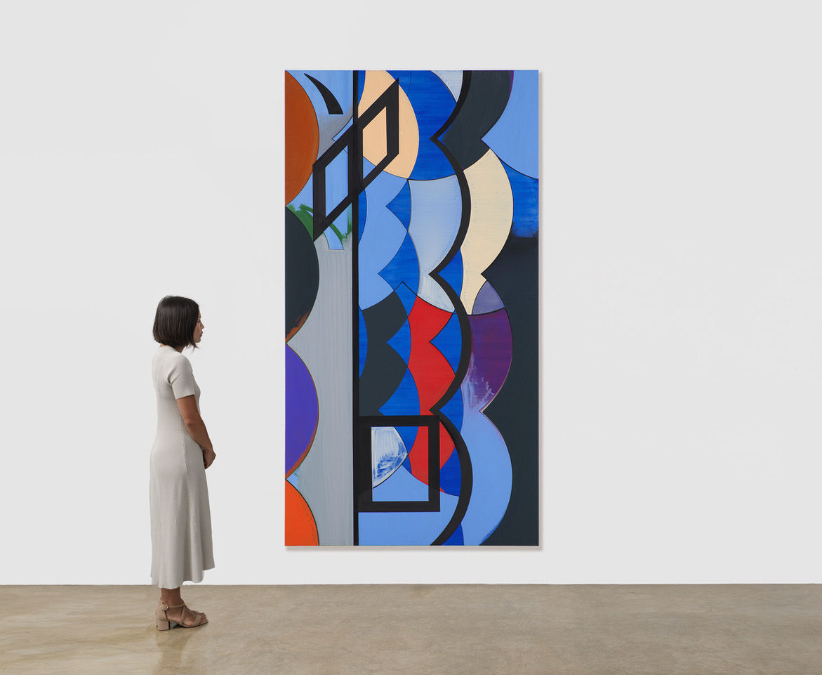 thomas scheibitz abstract painting scale