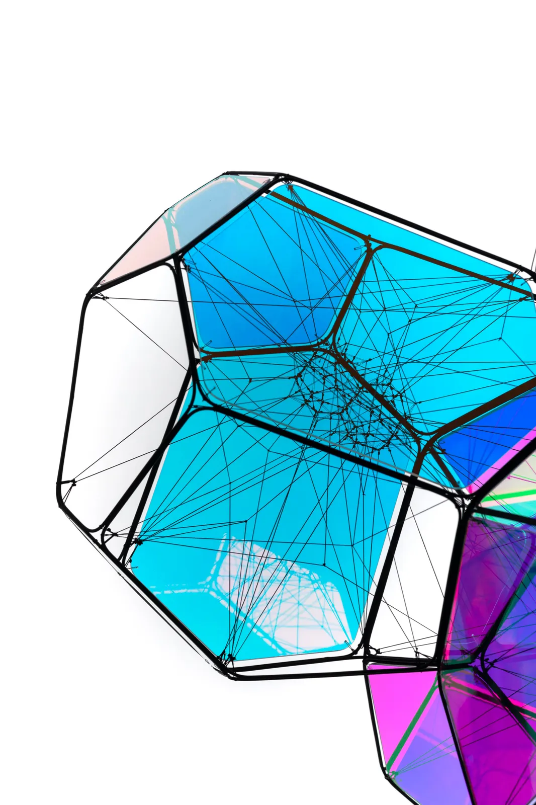 tomas saraceno hanging colorful cloud