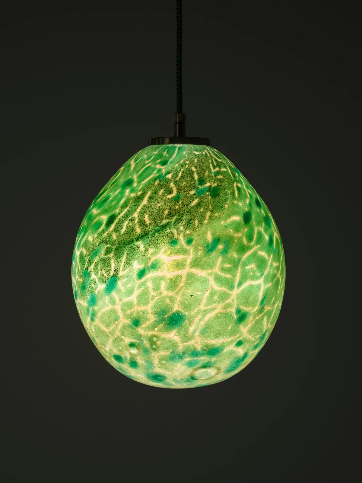 Slavs and Tatars lamp turned on