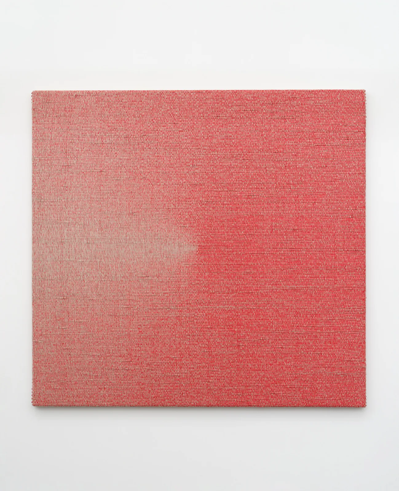 Image of Woven Projection as Weft, Cadmium Red Medium #6