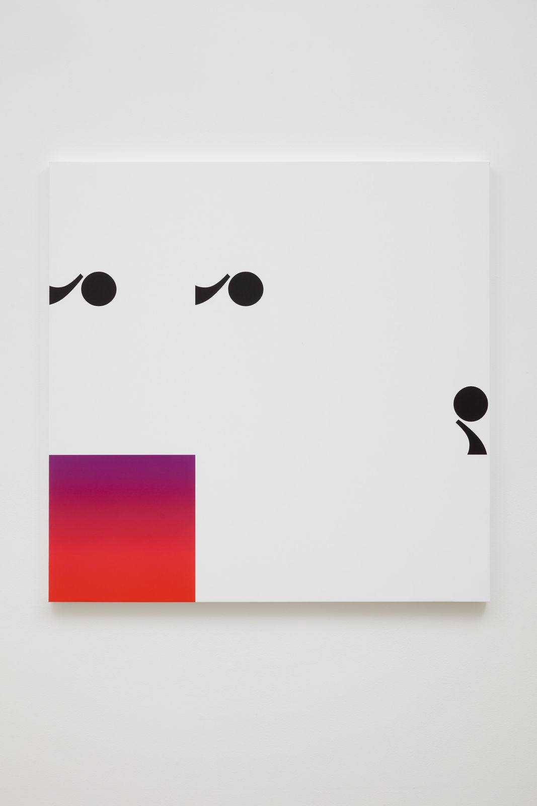 Haim Steinbach, beep honk toot (condensed/spectrum) 8, 2025