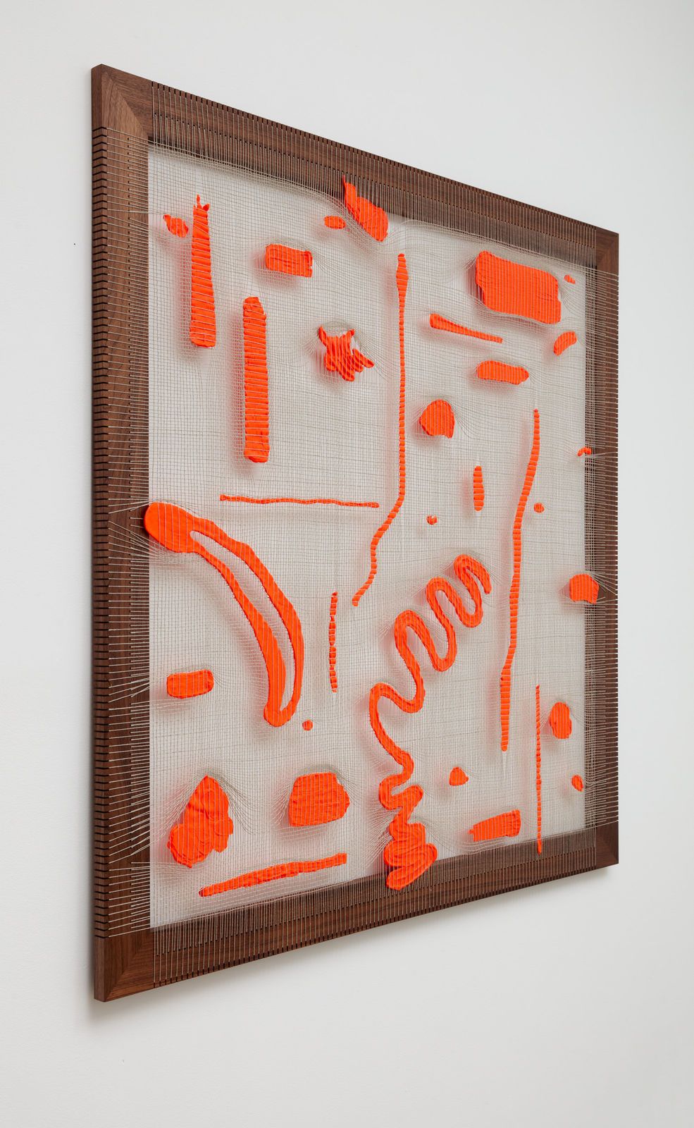 Image of Core Memory, Brushstrokes (Fluorescent Orange).