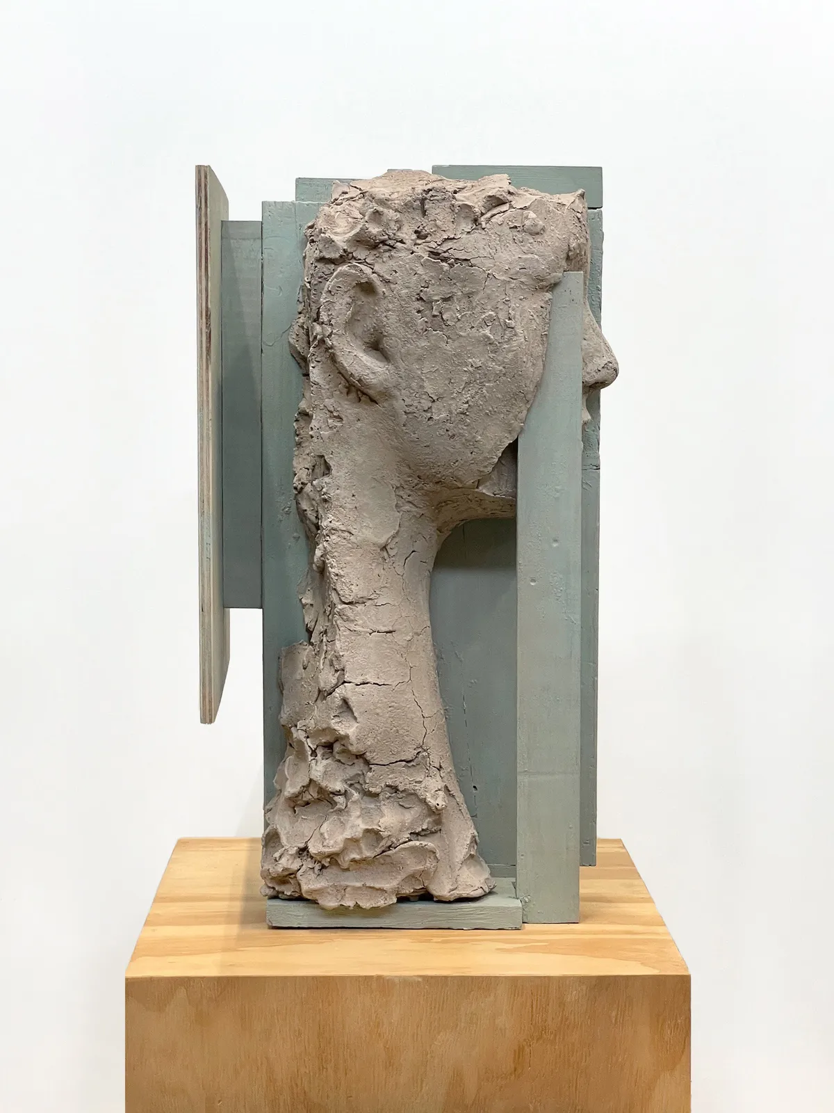 Mark Mander's head sculpture