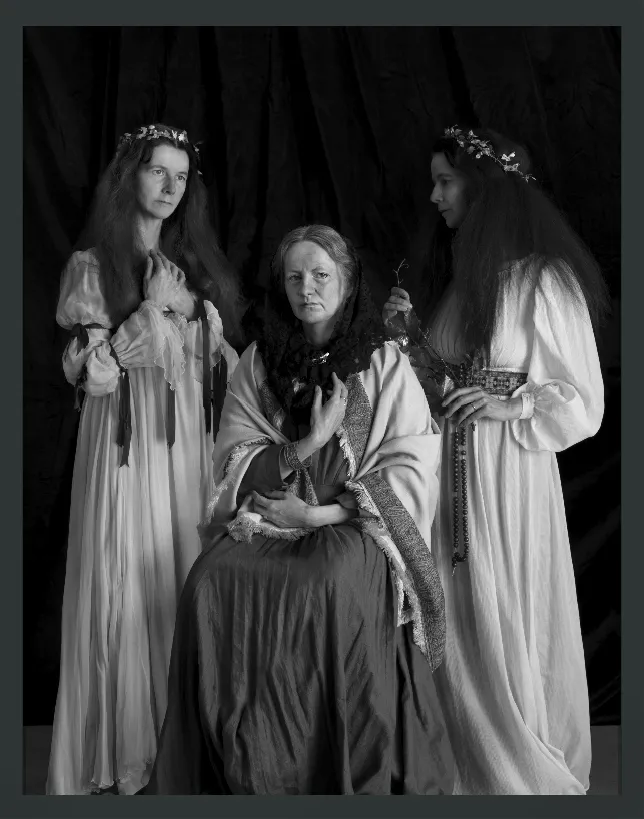 image of Me as Julia Margaret Cameron and two muses