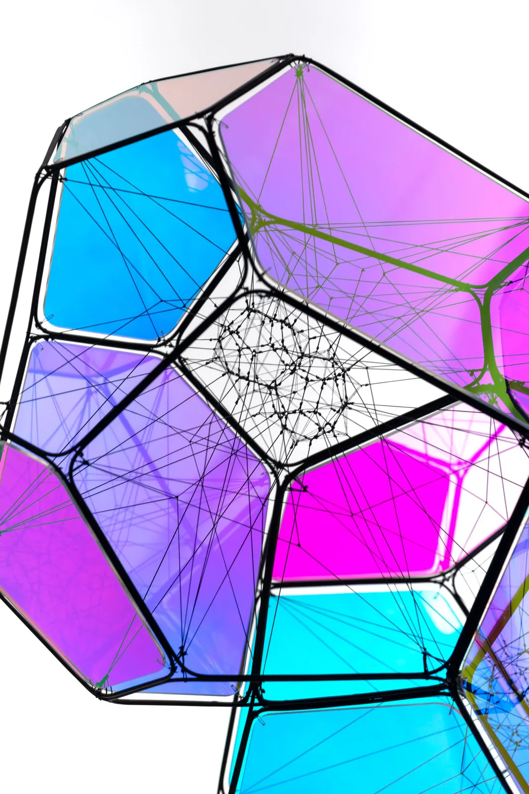 tomas saraceno hanging colorful cloud