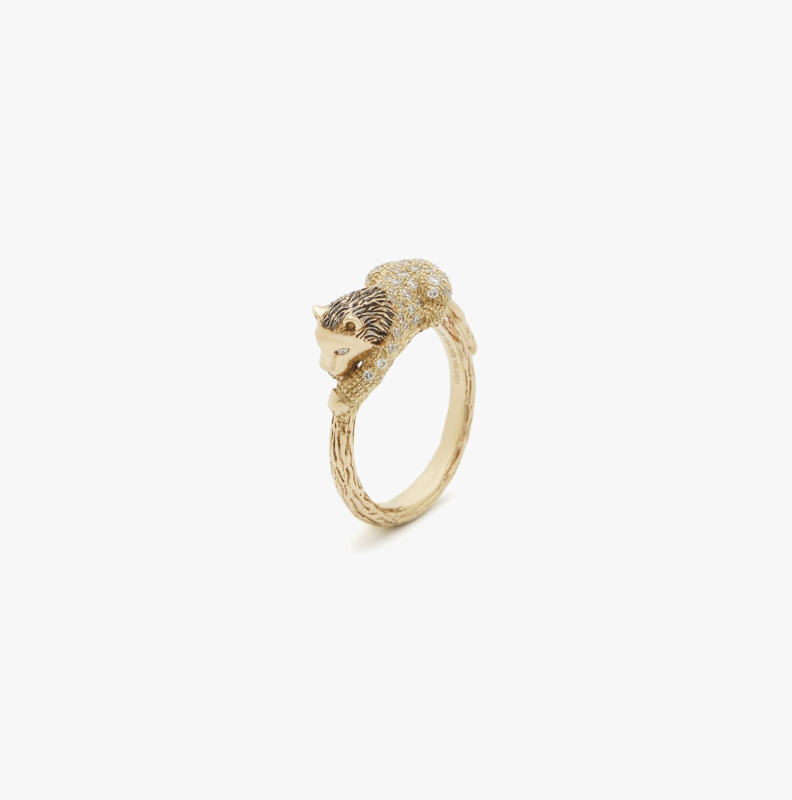 Bibi Van Der Velden, Lion stackable diamond ring