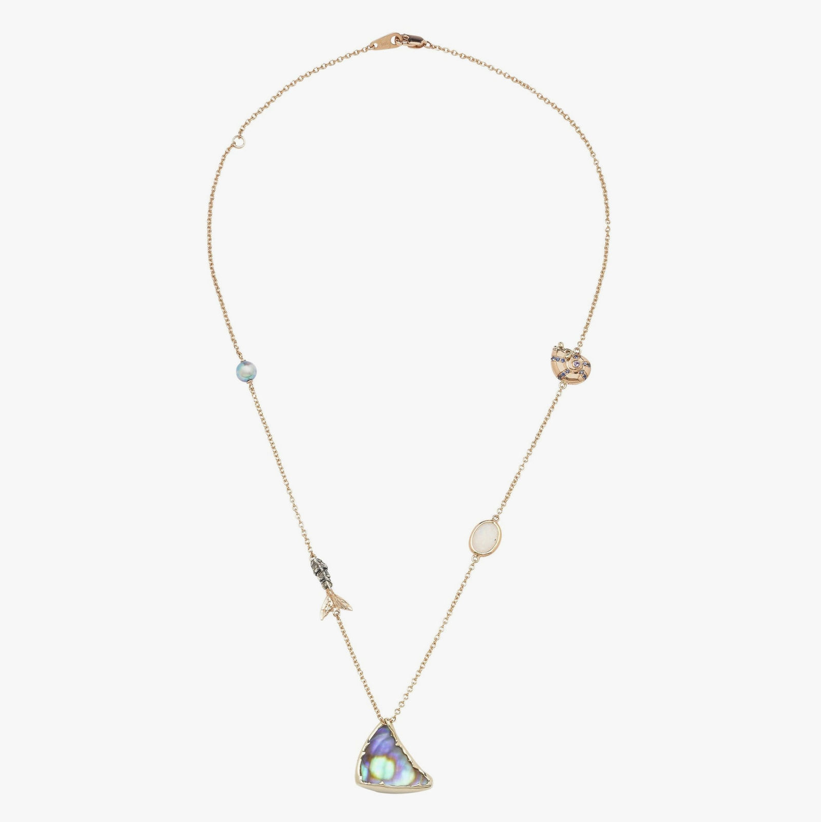 Bibi Van Der Velden, Fin component necklace