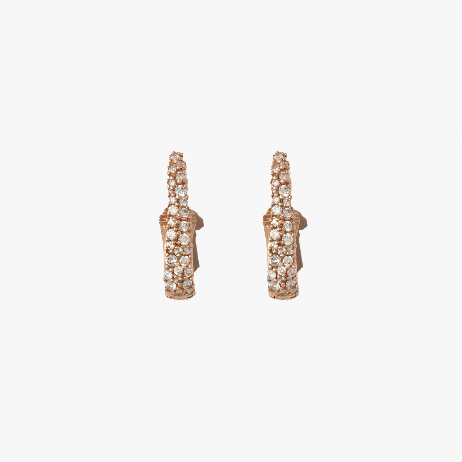 Marla Aaron, Pave pierceless earring pair