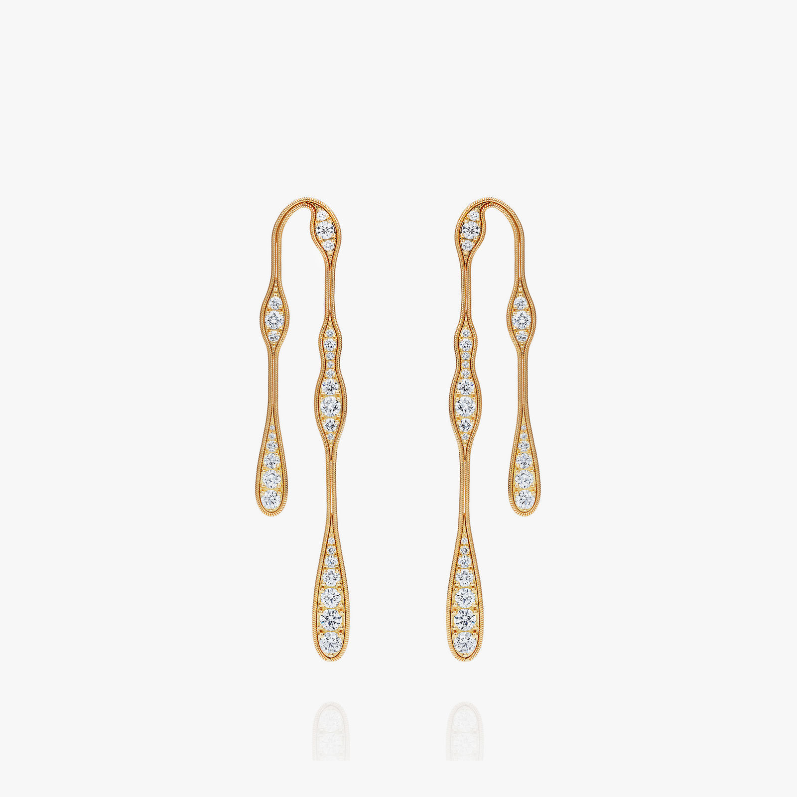 Fernando Jorge, Fluid diamonds doubled earrings