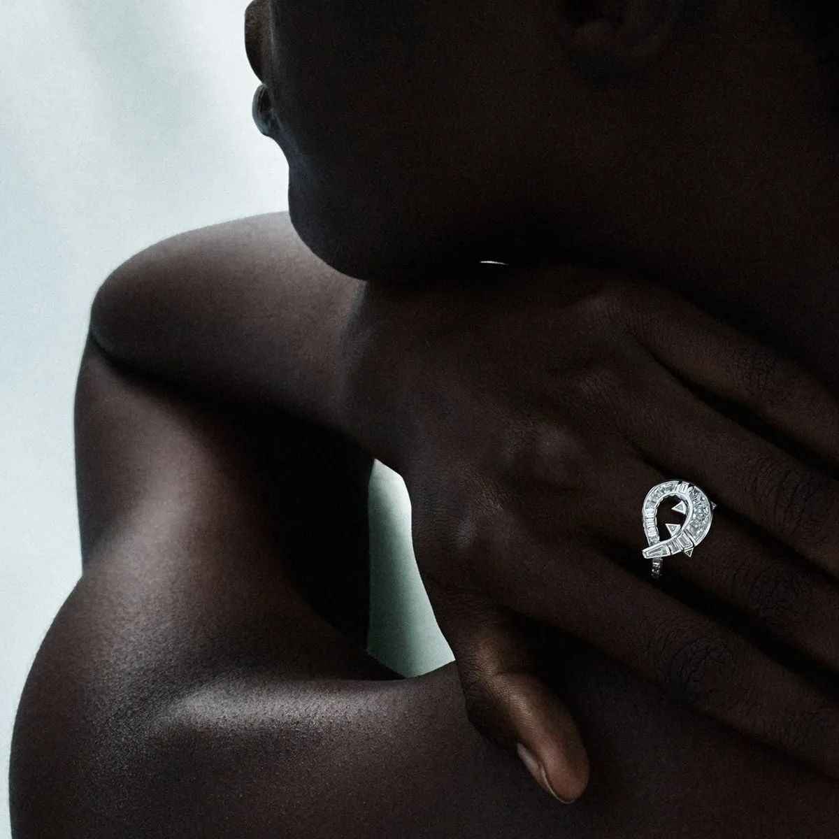 Bibi Van Der Velden, Diamond alligator twist ring