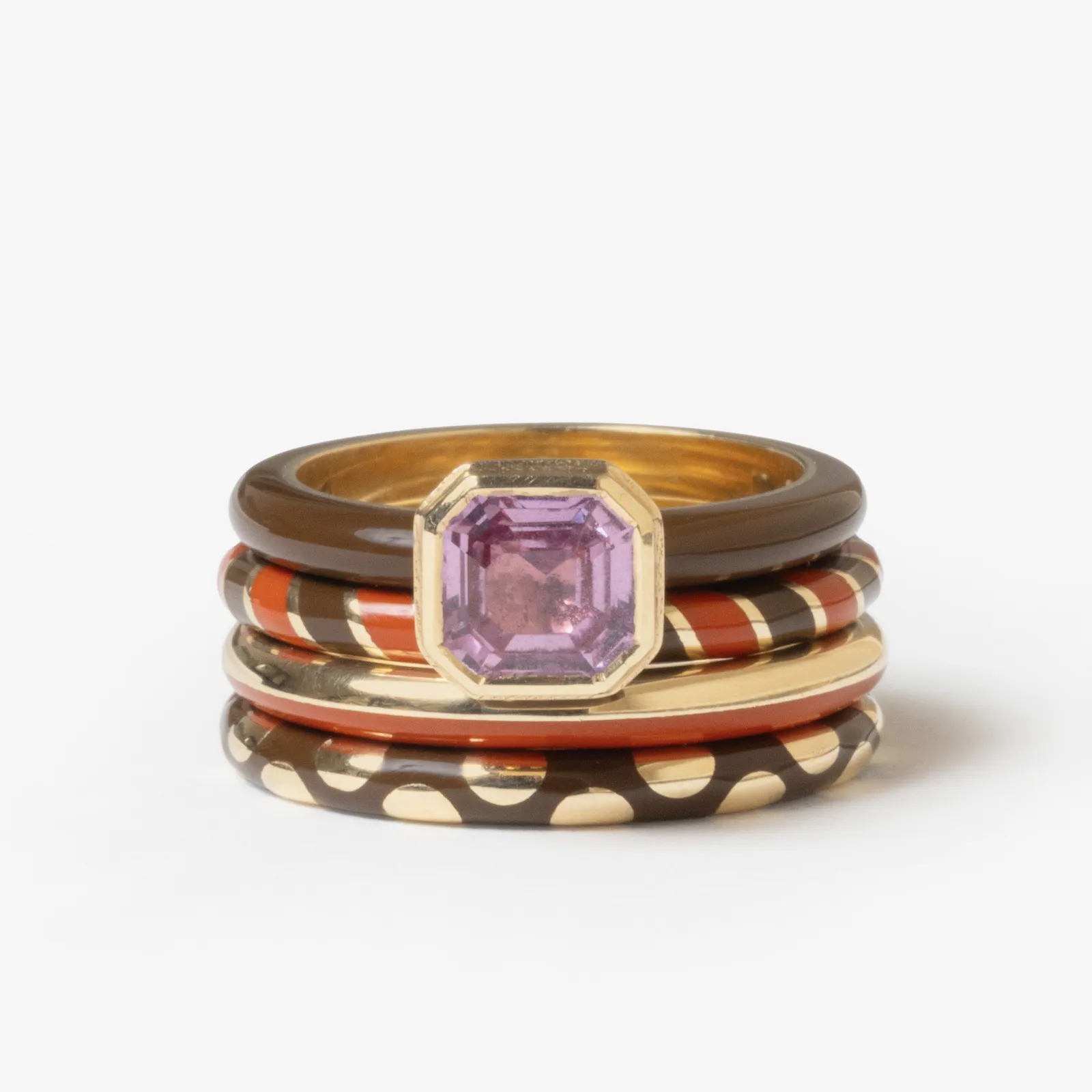 Alice Cicolini, Sari mini ring in pink sapphire