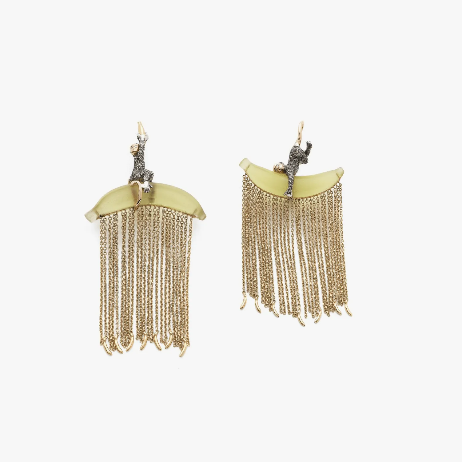 Bibi Van Der Velden, Monkey chain earrings