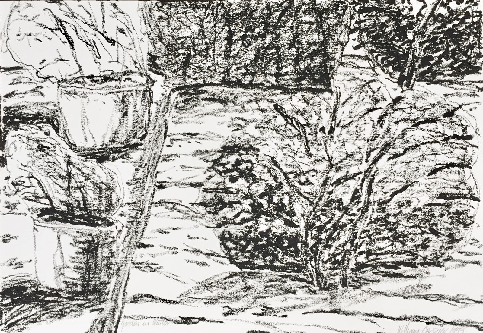 `William Crozier, Garden in Winter, 1993