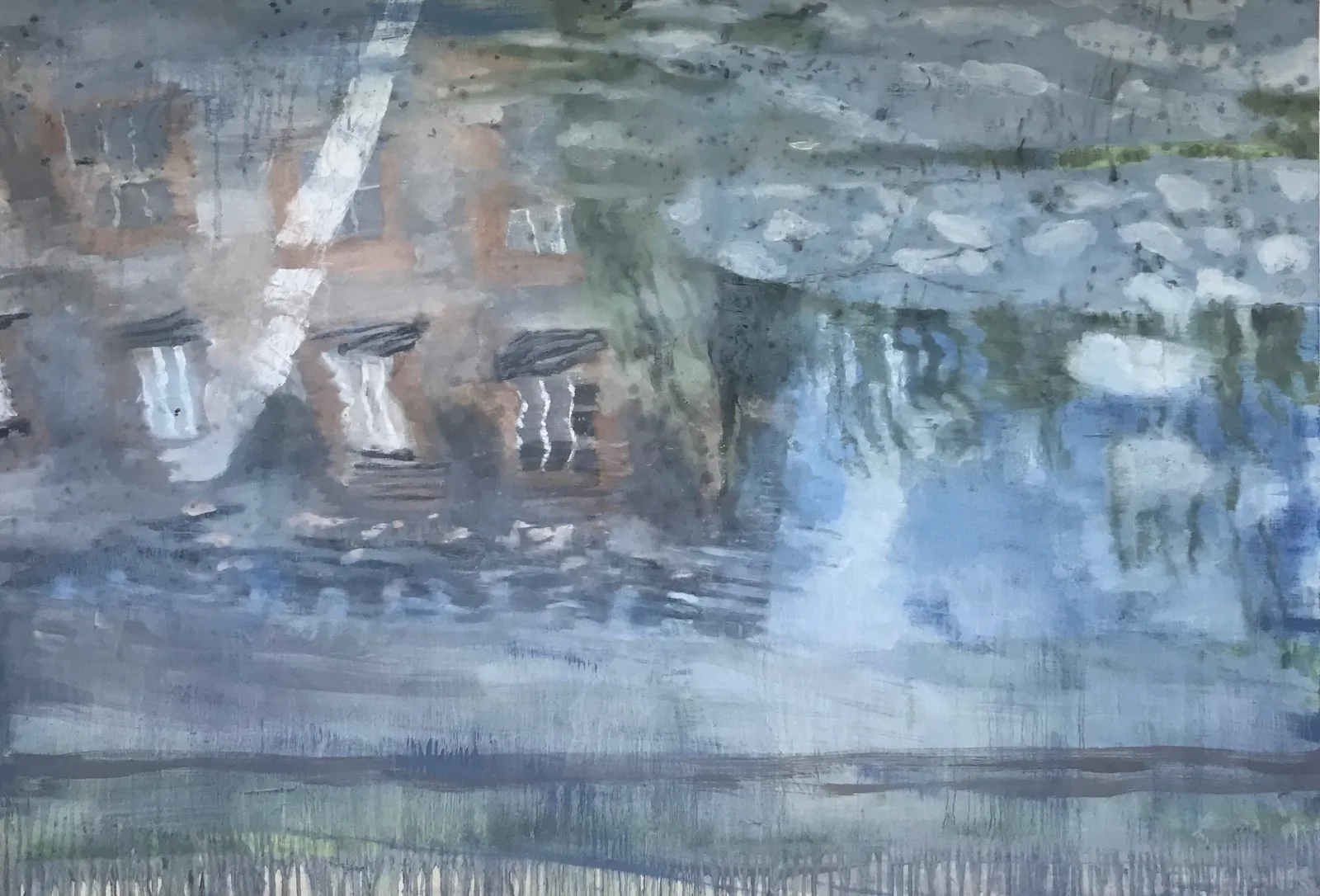 Bernadette Kiely, House on a river – c.y.m.s, 2019