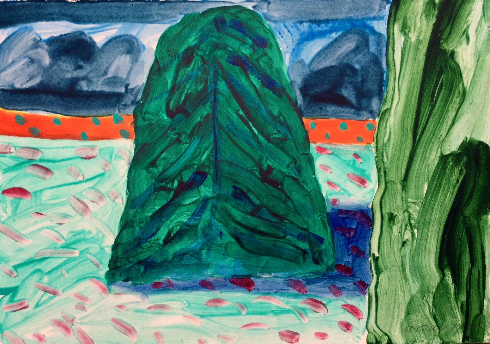 `William Crozier, Landscape, 1988