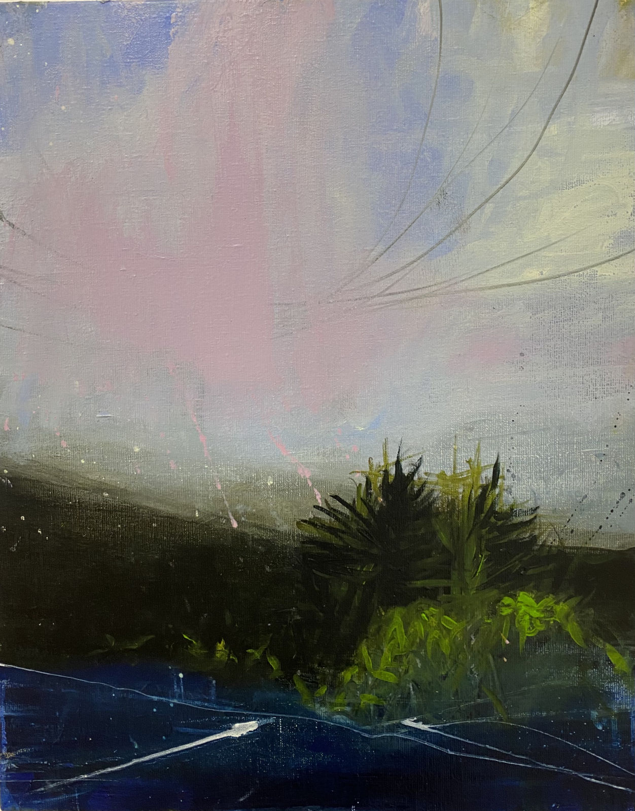 Patricia Burns, Dark Morning III, 2022