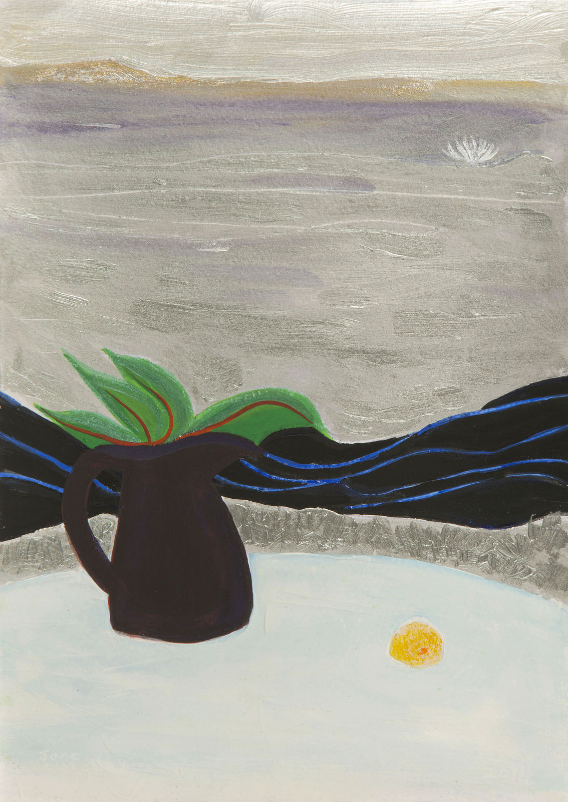 Jane O'Malley, Silver Lava Landscape I - Lanzarote, 2014