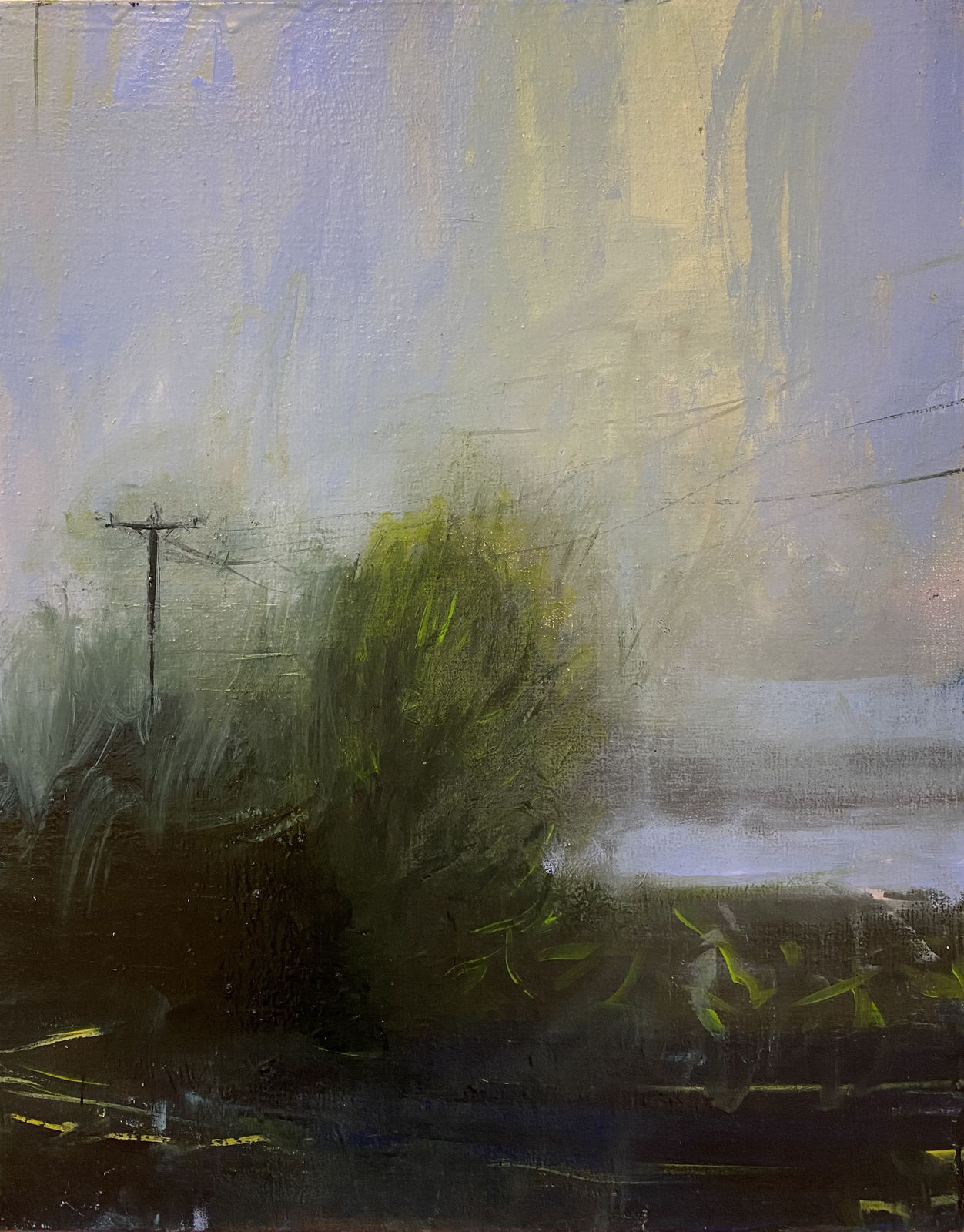 Patricia Burns, Dark Morning VII, 2022