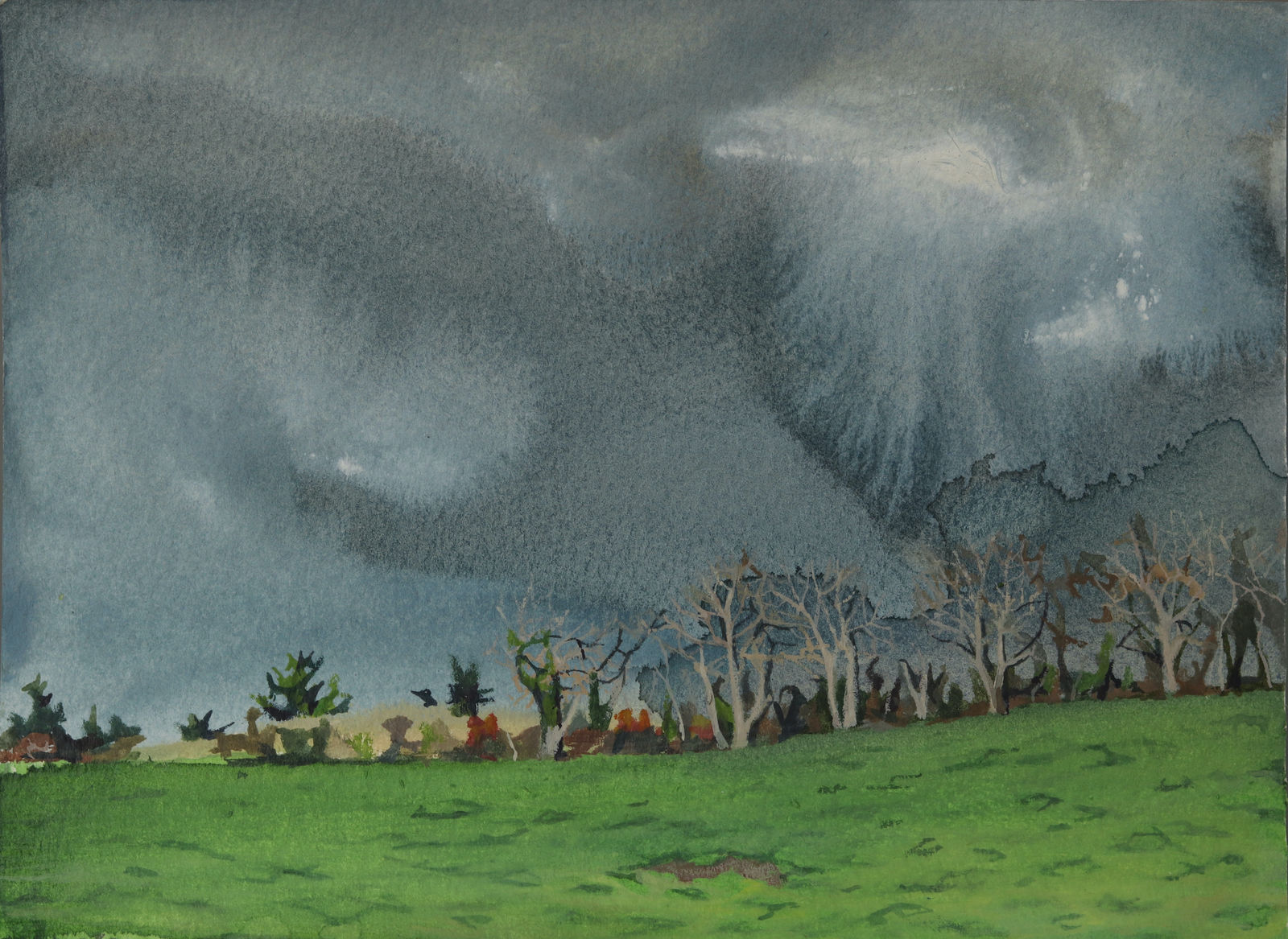 Ann Quinn, Looking Up Towards Binnion Hill II, 2023