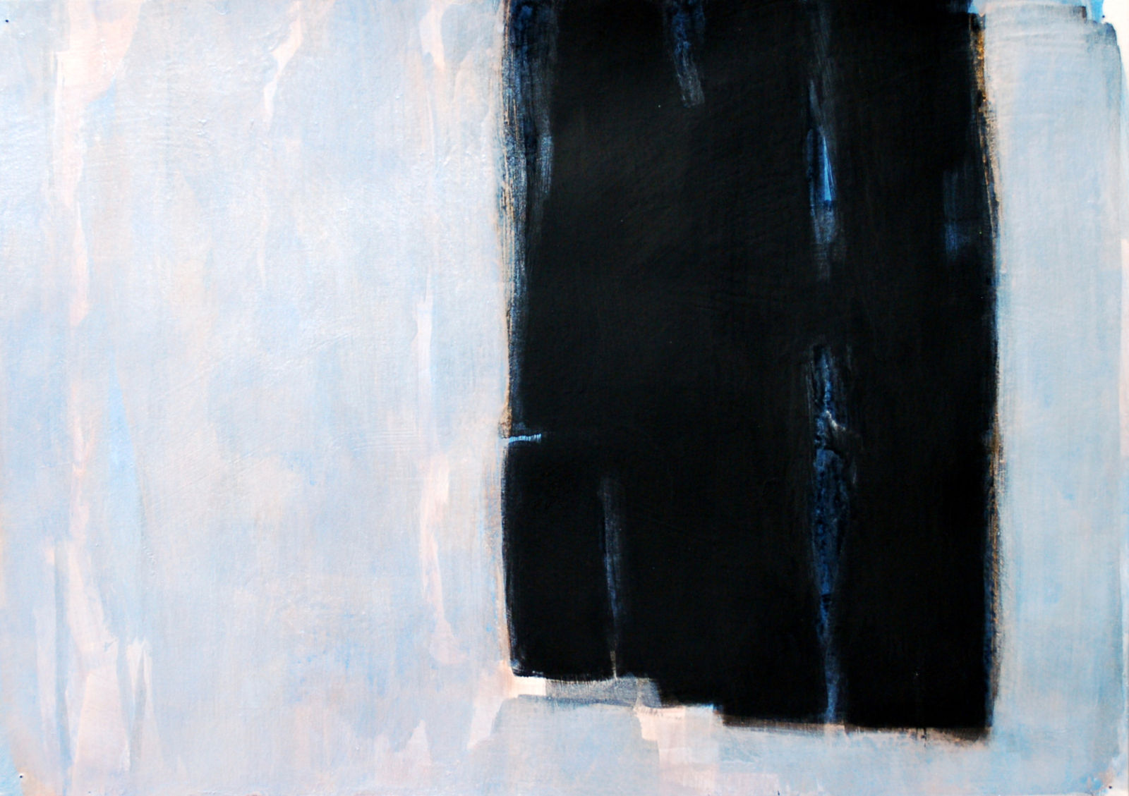 Makiko Nakamura, Black in blue grey, 2019