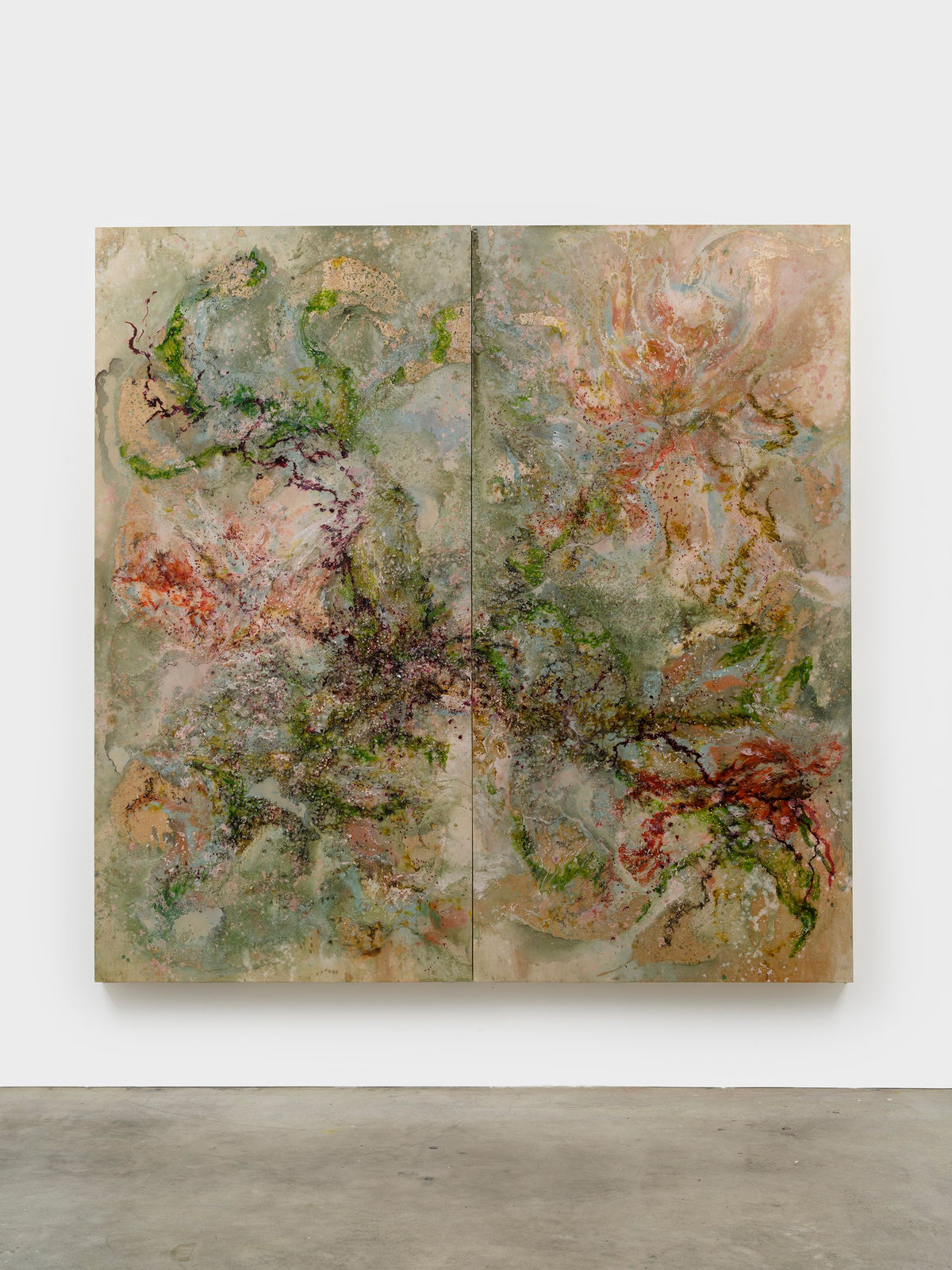 Tonia Calderon, Remember with me. My heart can't afford to forget this too., (Diptych), 2025