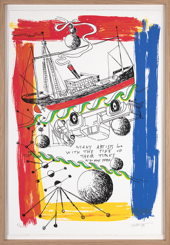 Sérigraphie originale d'art de Peter Shire imprimée à l'atelier TCHIKEBE à Marseille