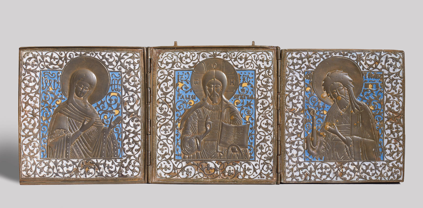 Triptych with Deesis, 19th century