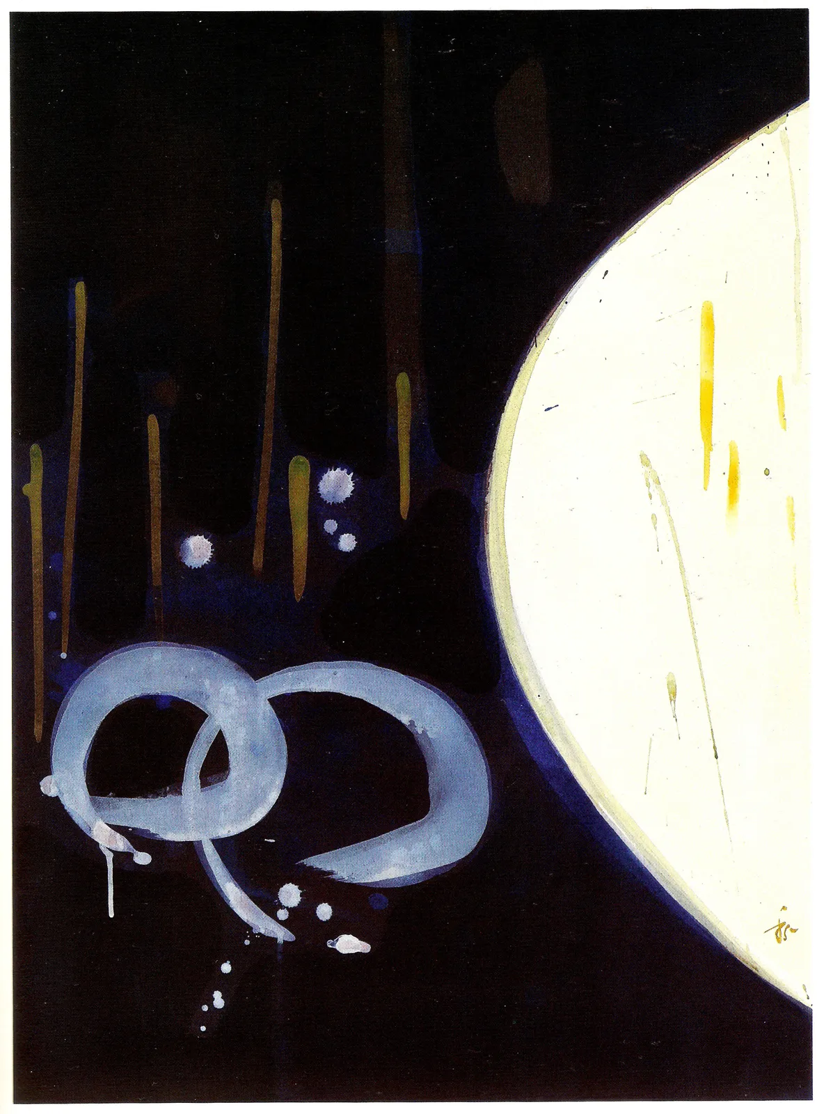 Teruko Yokoi, Moonlight,diptychon right, 1985