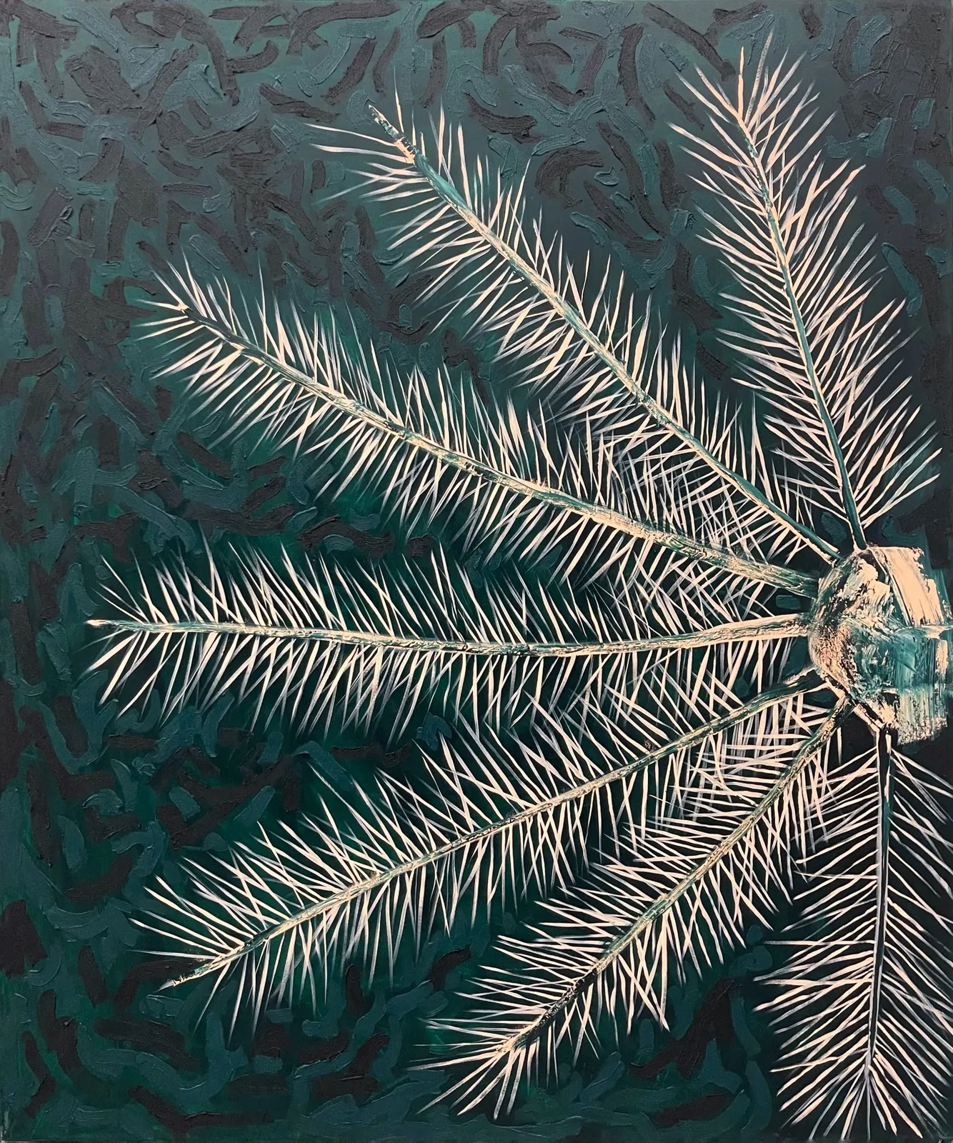 Angel de Leon, Morning Swim, 2024