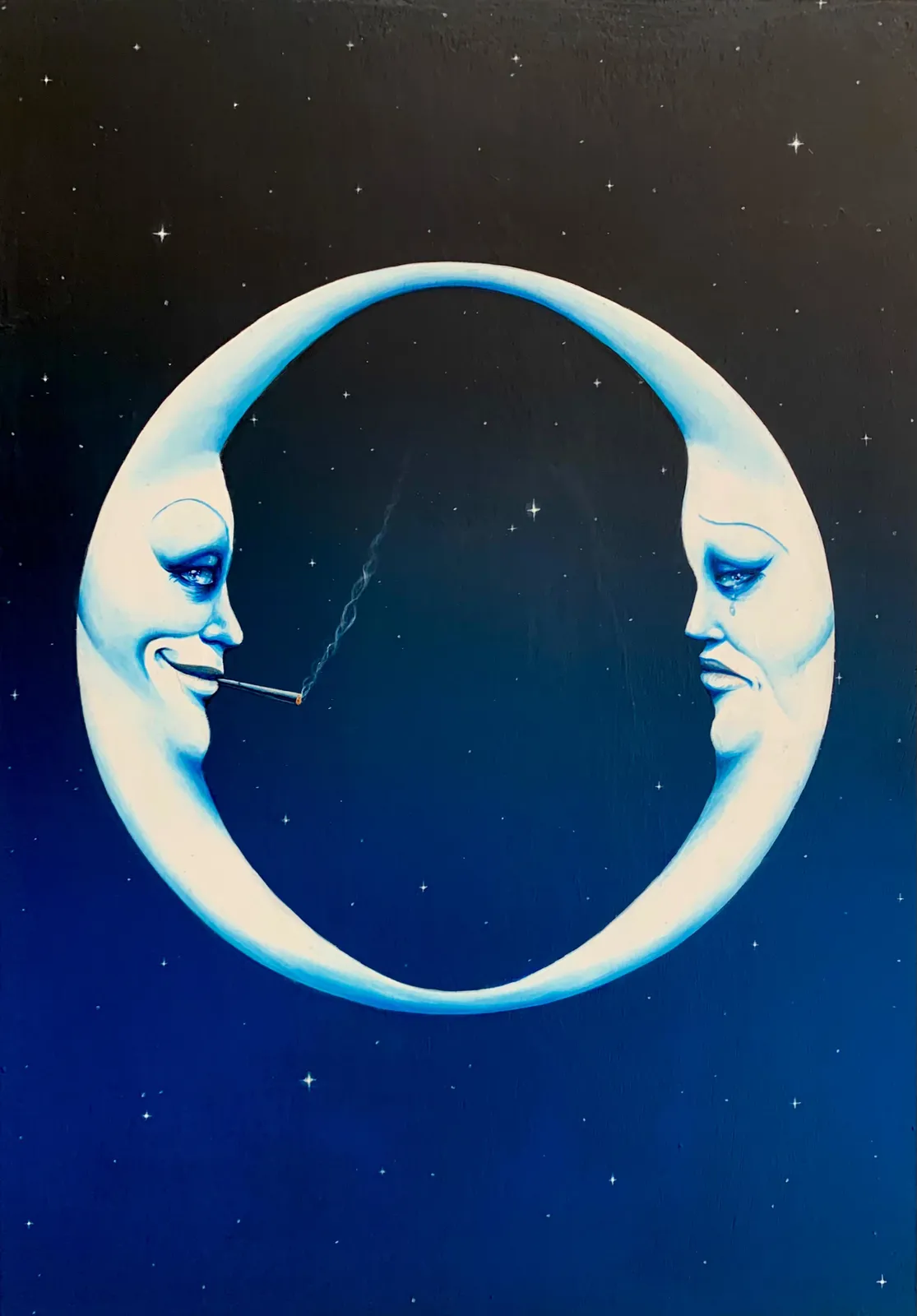 Samo Shalaby, "But I want one" (Moons), 2021