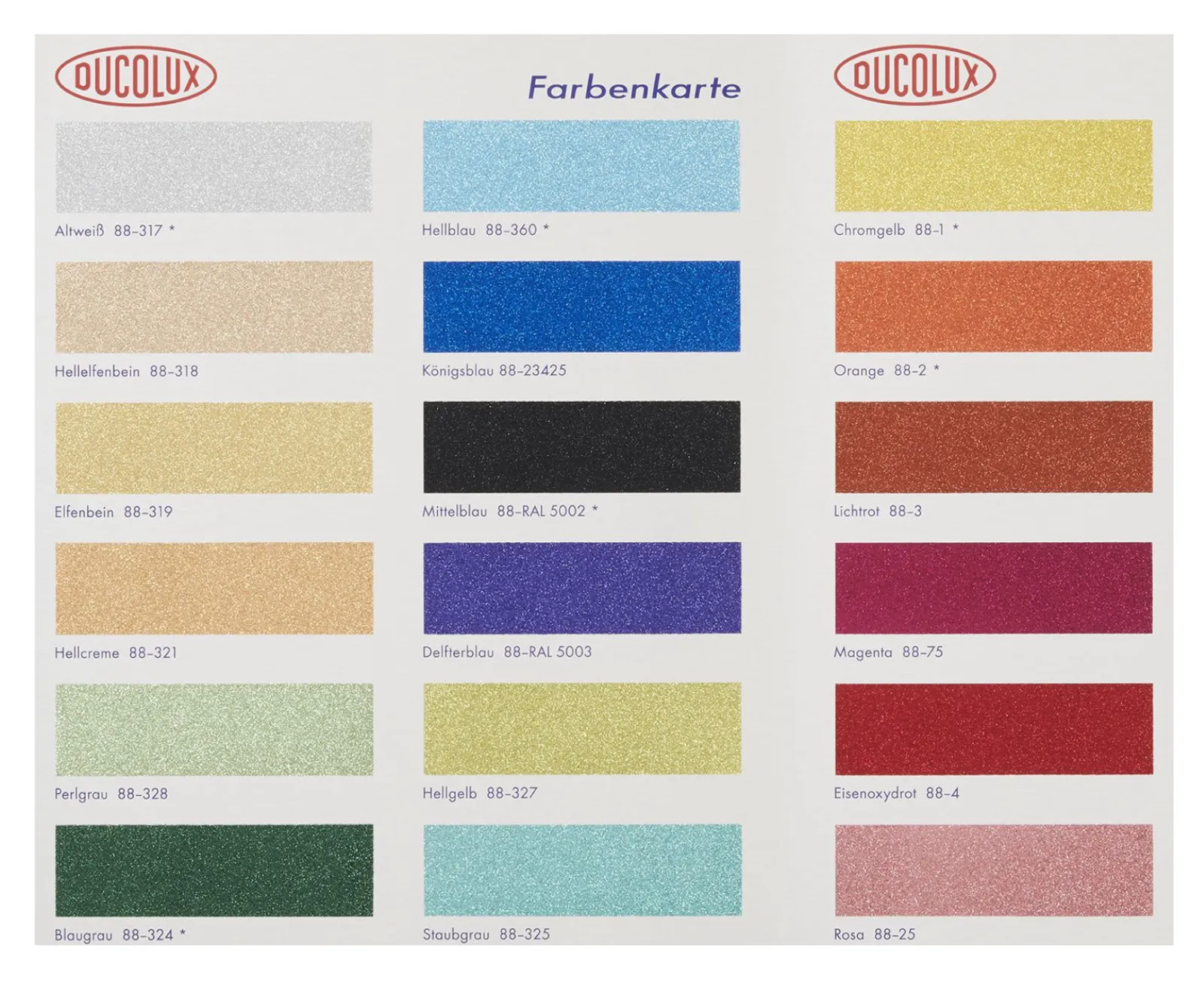 Damien Hirst, Colour Chart (Glitter)