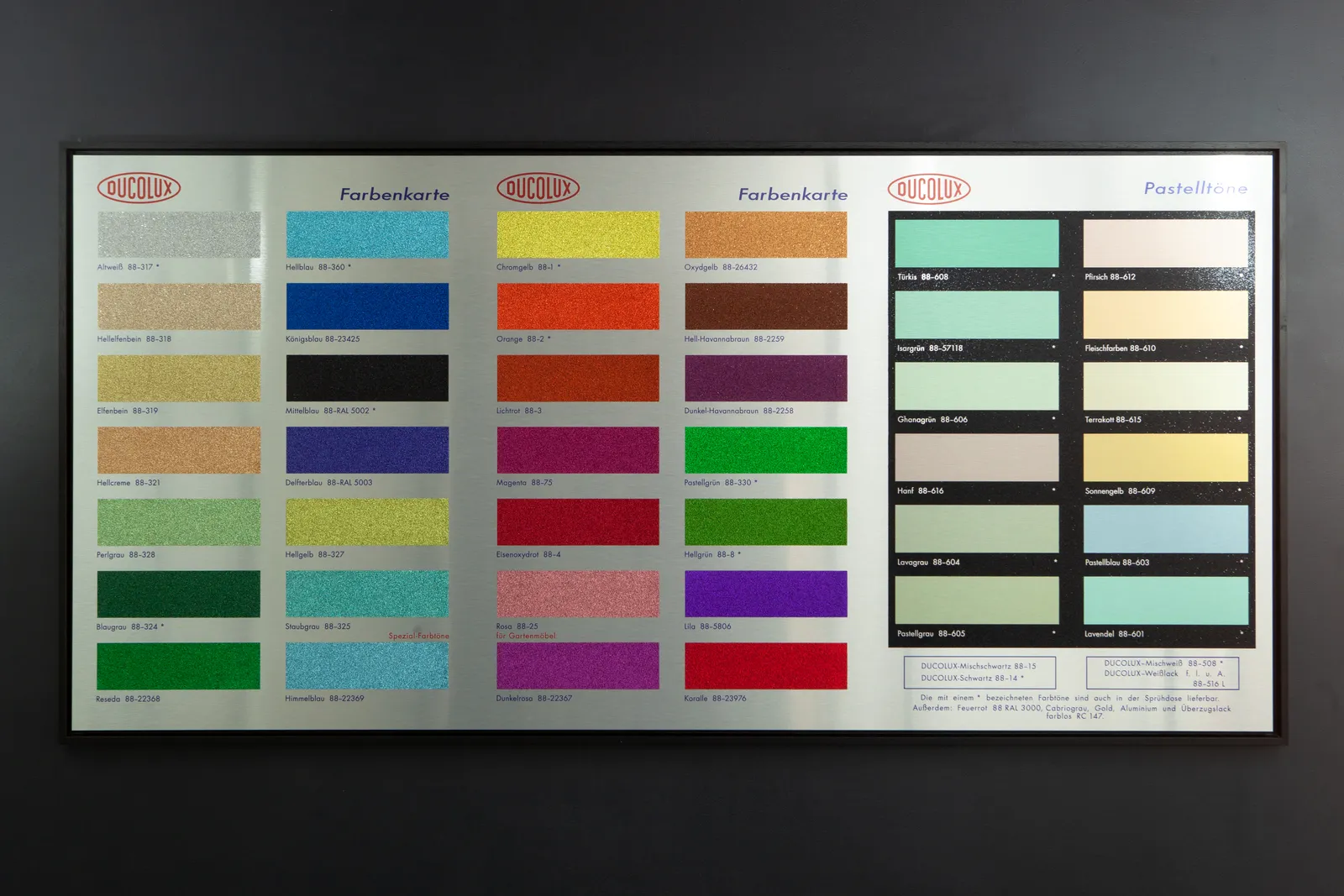 Damien Hirst, Colour Chart (Glitter)