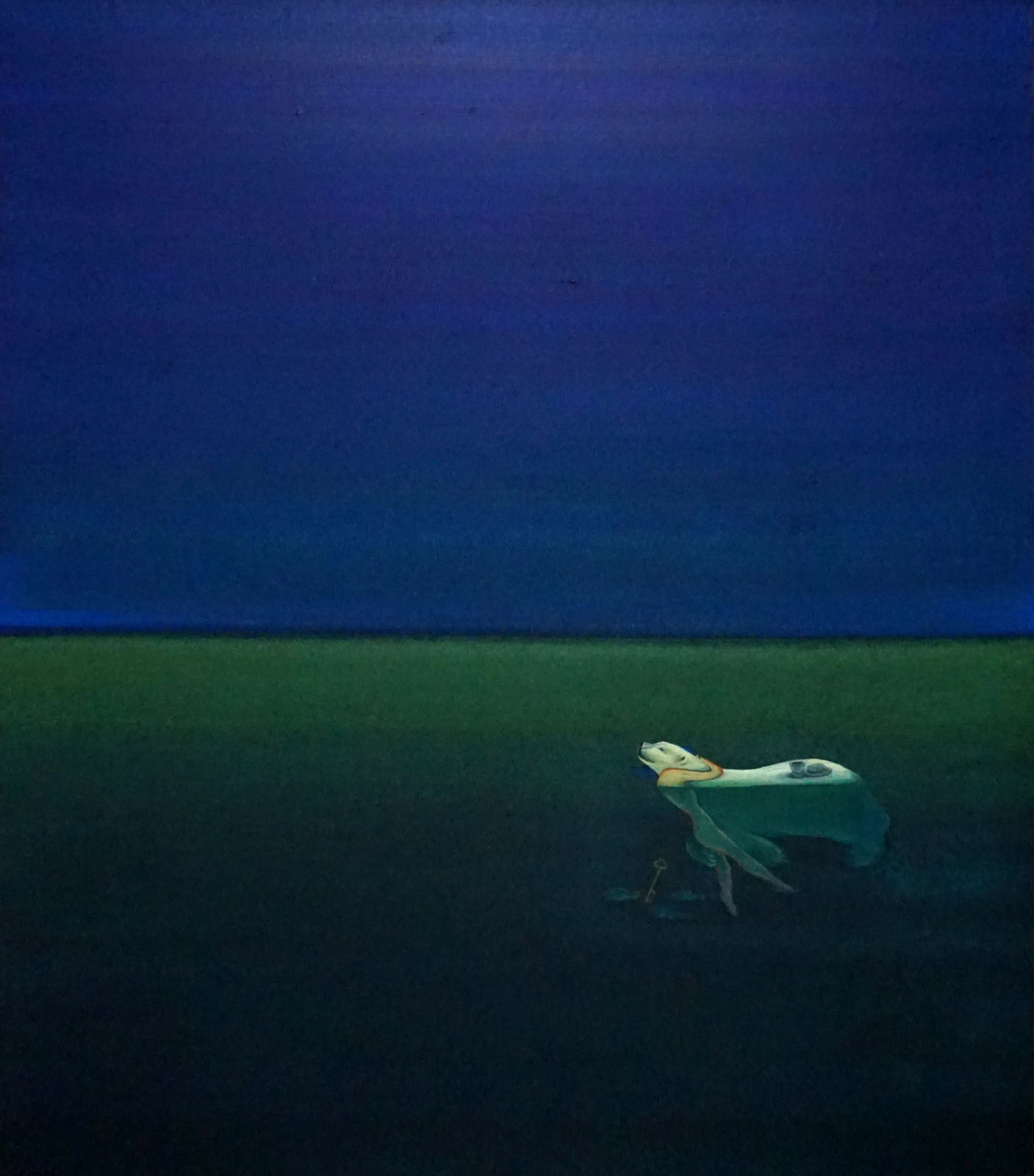 Mignon Jeon, The Last Polar Bear (Blue)