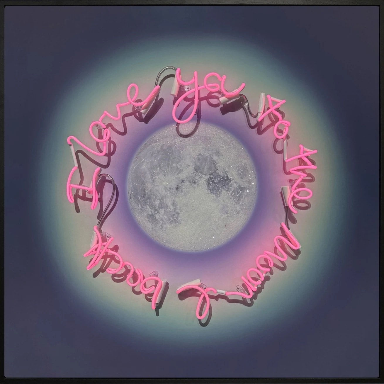 Lauren Baker, To The Moon & Back - Auric Moon (Pink Neon)