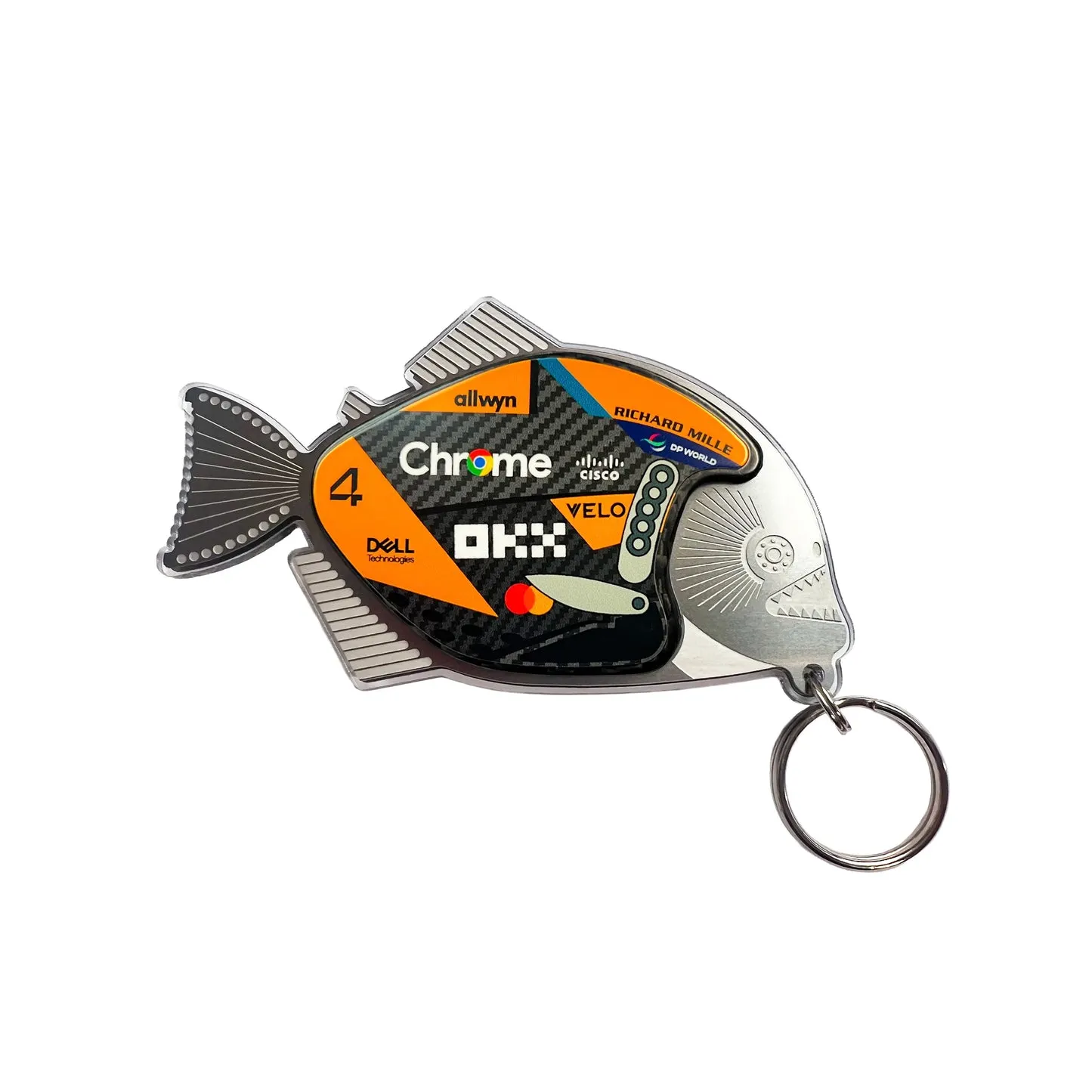 Alastair Gibson, Keyring - Racing Piranha 2025