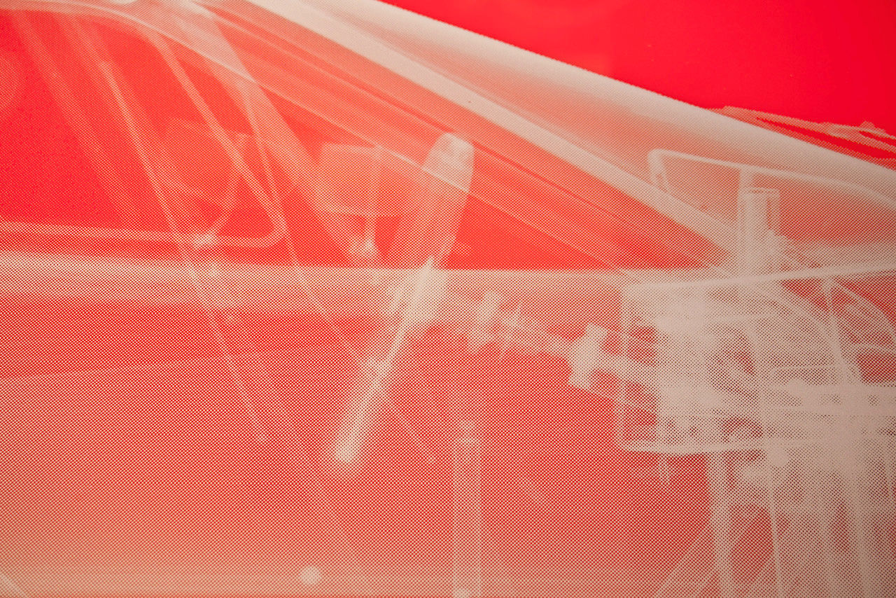 Nick Veasey, Ferrari F40 Silver SilXscreen