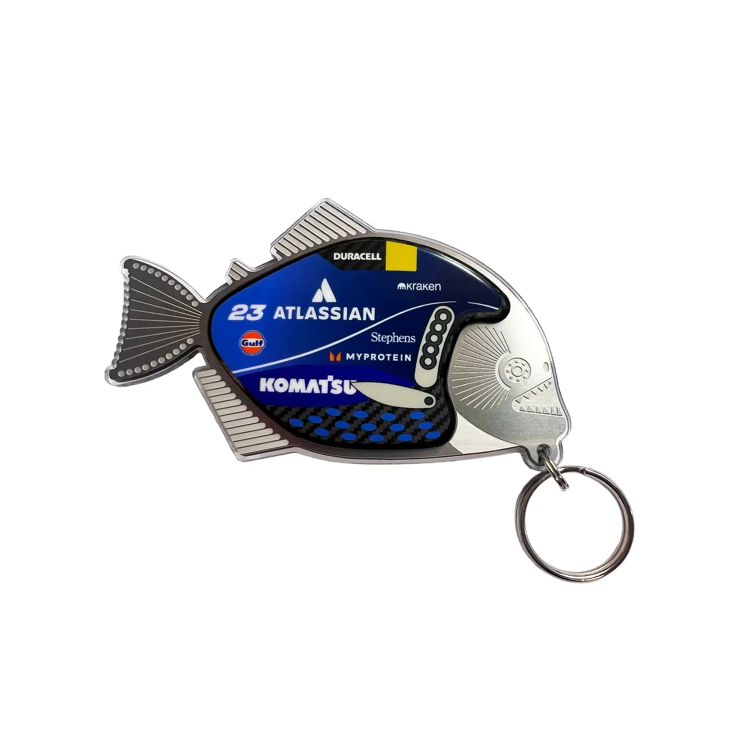 Alastair Gibson, Keyring - Racing Piranha 2025