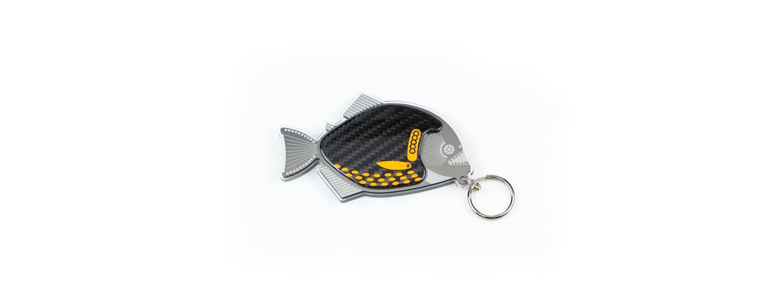 Alastair Gibson, Keyring - Racing Piranha