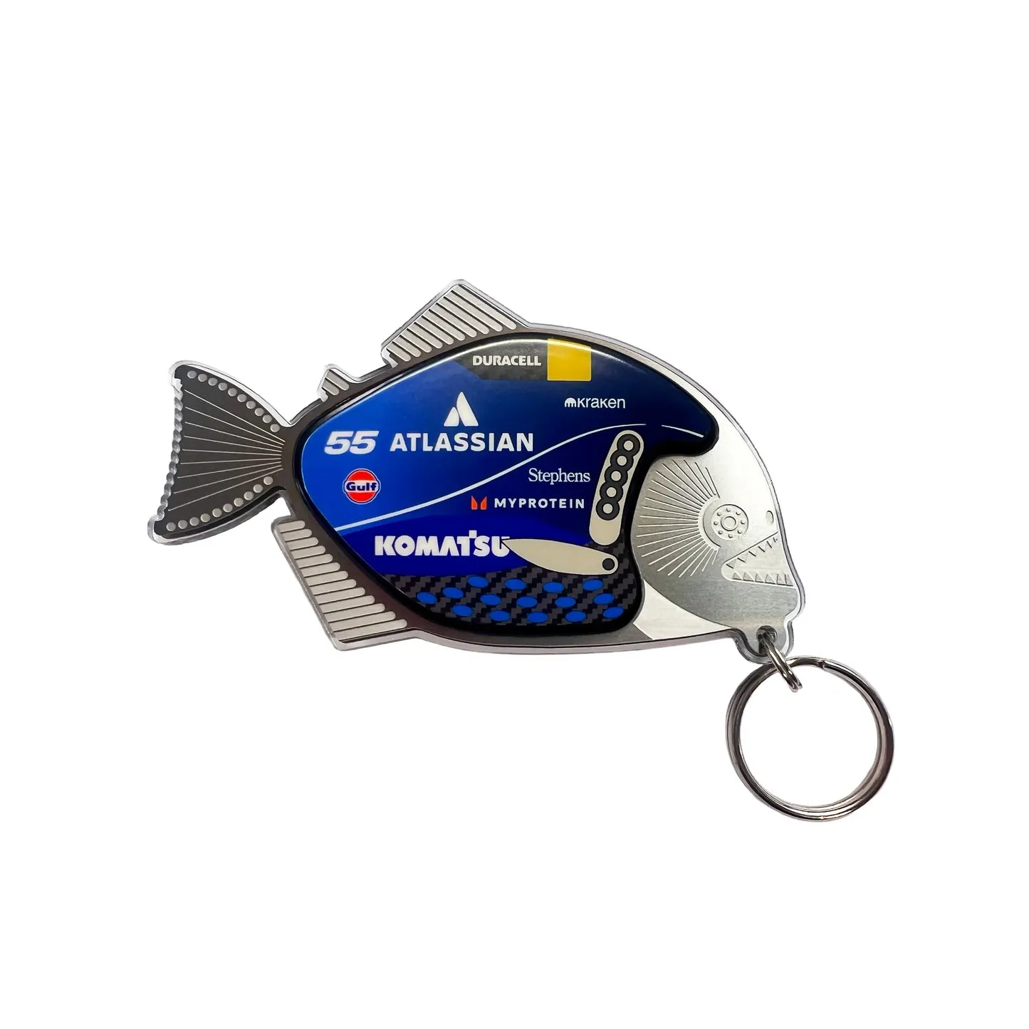 Alastair Gibson, Keyring - Racing Piranha 2025