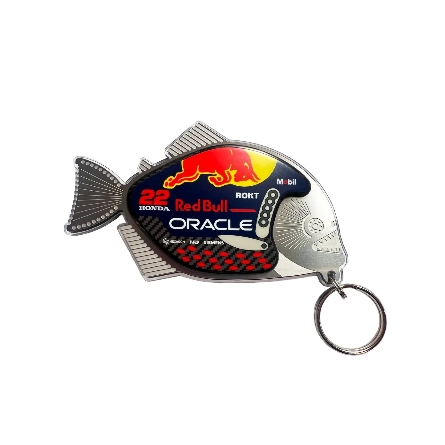 Alastair Gibson, Keyring - Racing Piranha 2025