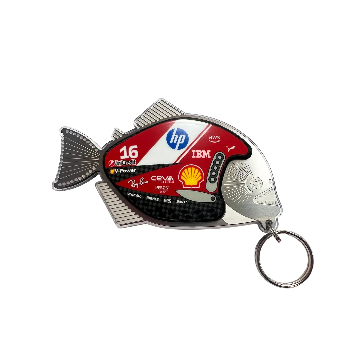 Alastair Gibson, Keyring - Racing Piranha 2025