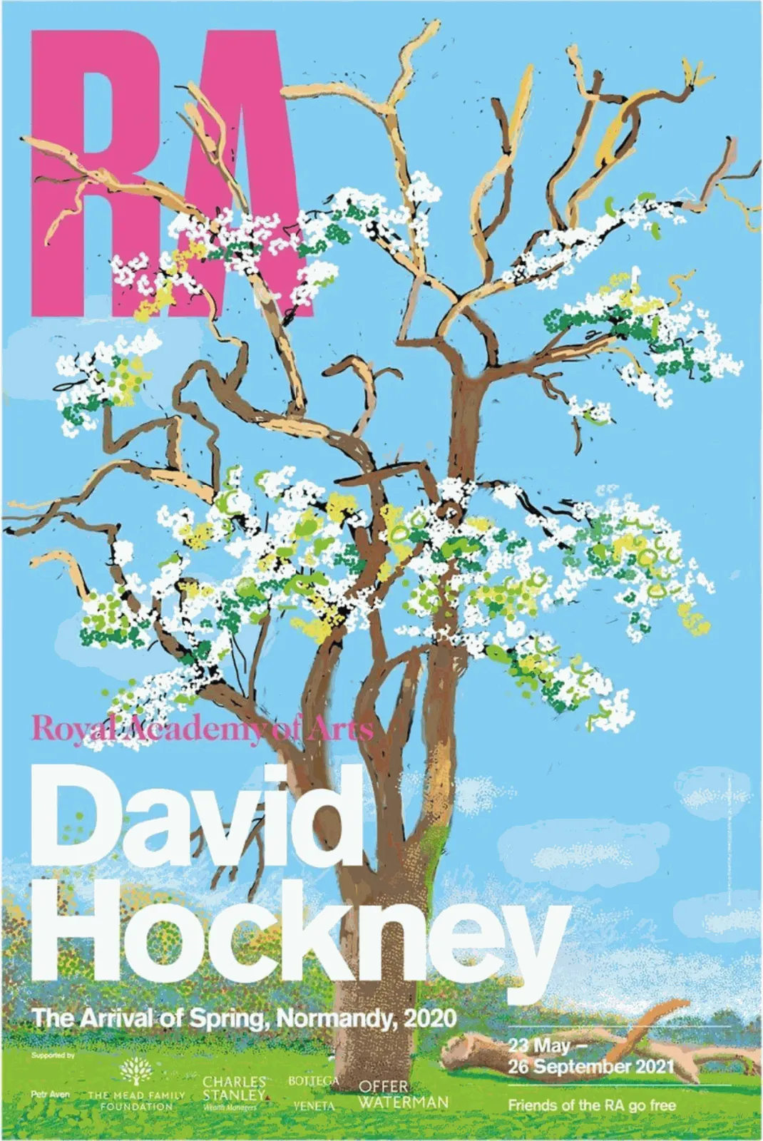 David Hockney, The Arrival of Spring Exhibition Poster No. 147
