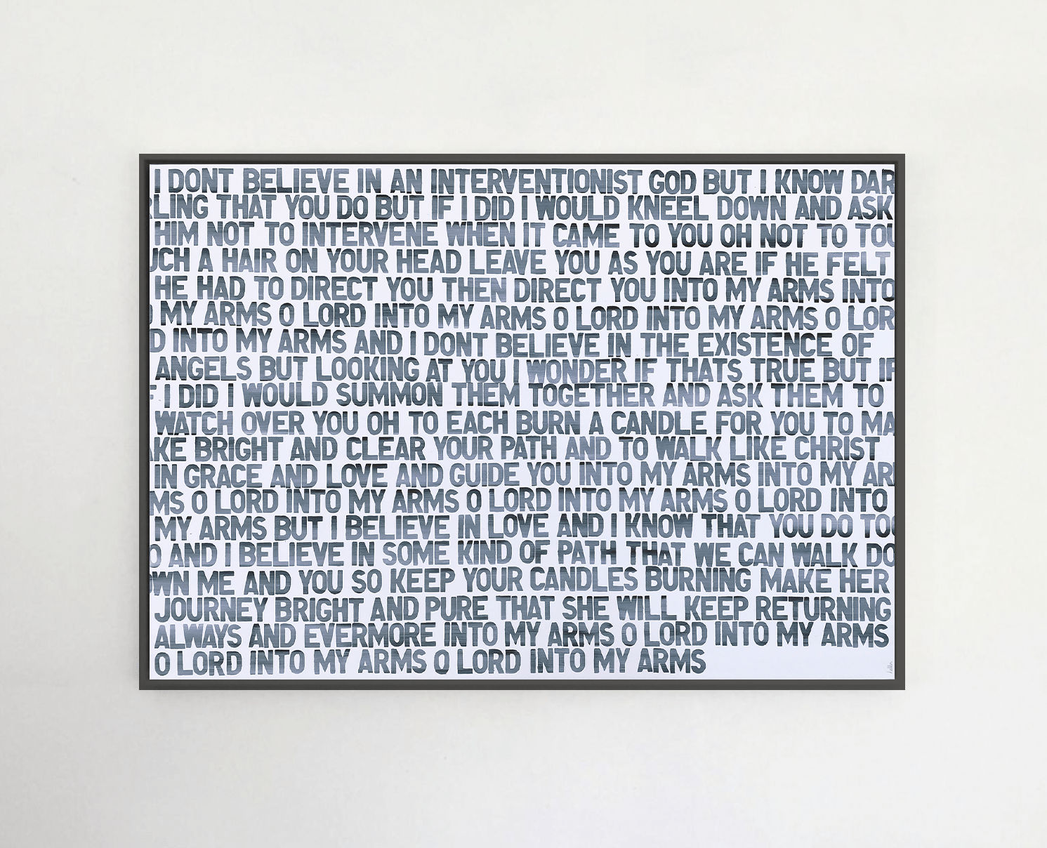 Matthew Heller, Homage To Music: Into My Arms (Nick Cave)