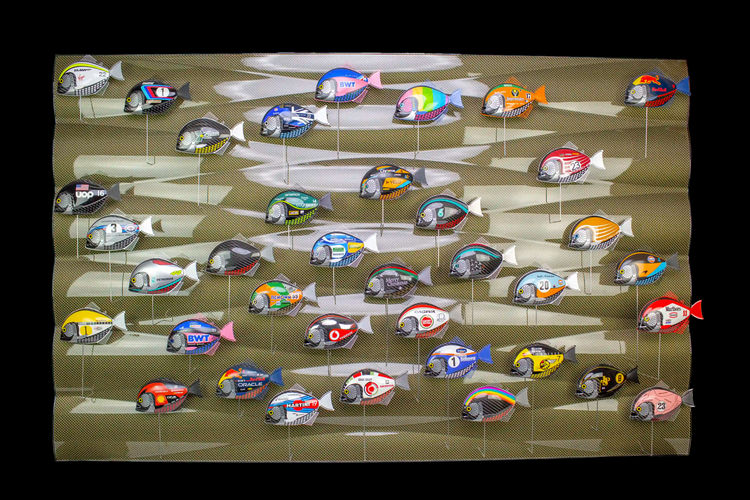 Alastair Gibson, Baby Piranha Wall Relief