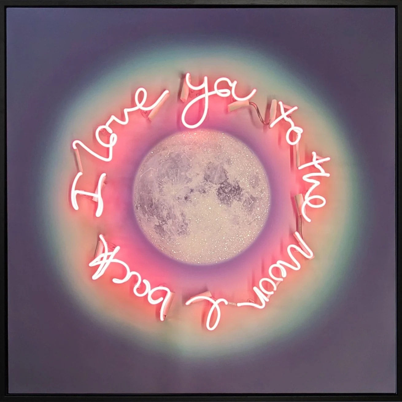 Lauren Baker, To The Moon & Back - Auric Moon (Pink Neon)