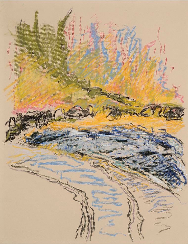 Robert Dash, From Blue Hill VI, 2013